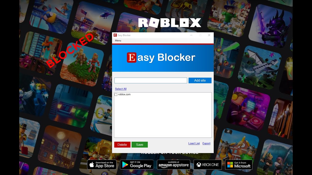 How to block roblox on computer.  Get Easy Blocker application