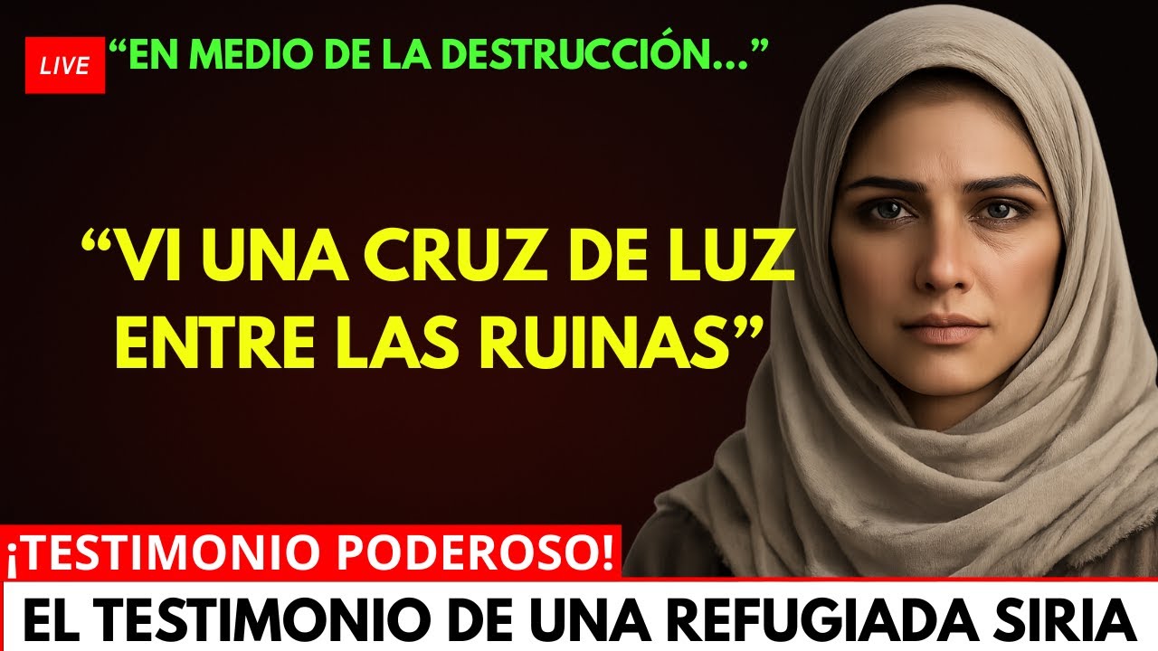 Refugiada Siria Viu Uma Cruz de Luz Entre as Ruínas e Tudo Mudou | Testimonio Real