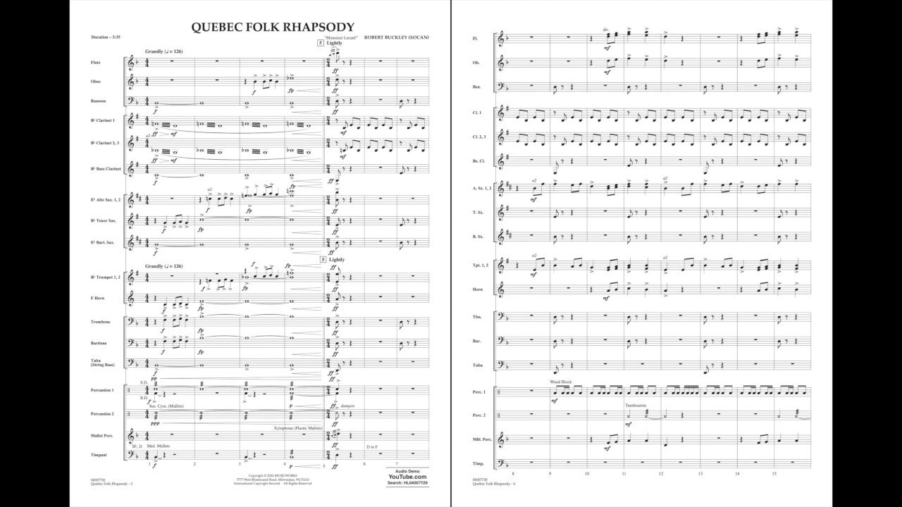 Quebec Folk Rhapsody by Robert Buckley