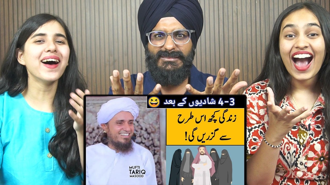 Indian Reaction to 4 Biwiyo Ke Baad Zindaghi | Mufti Tariq Masood || Raula Pao
