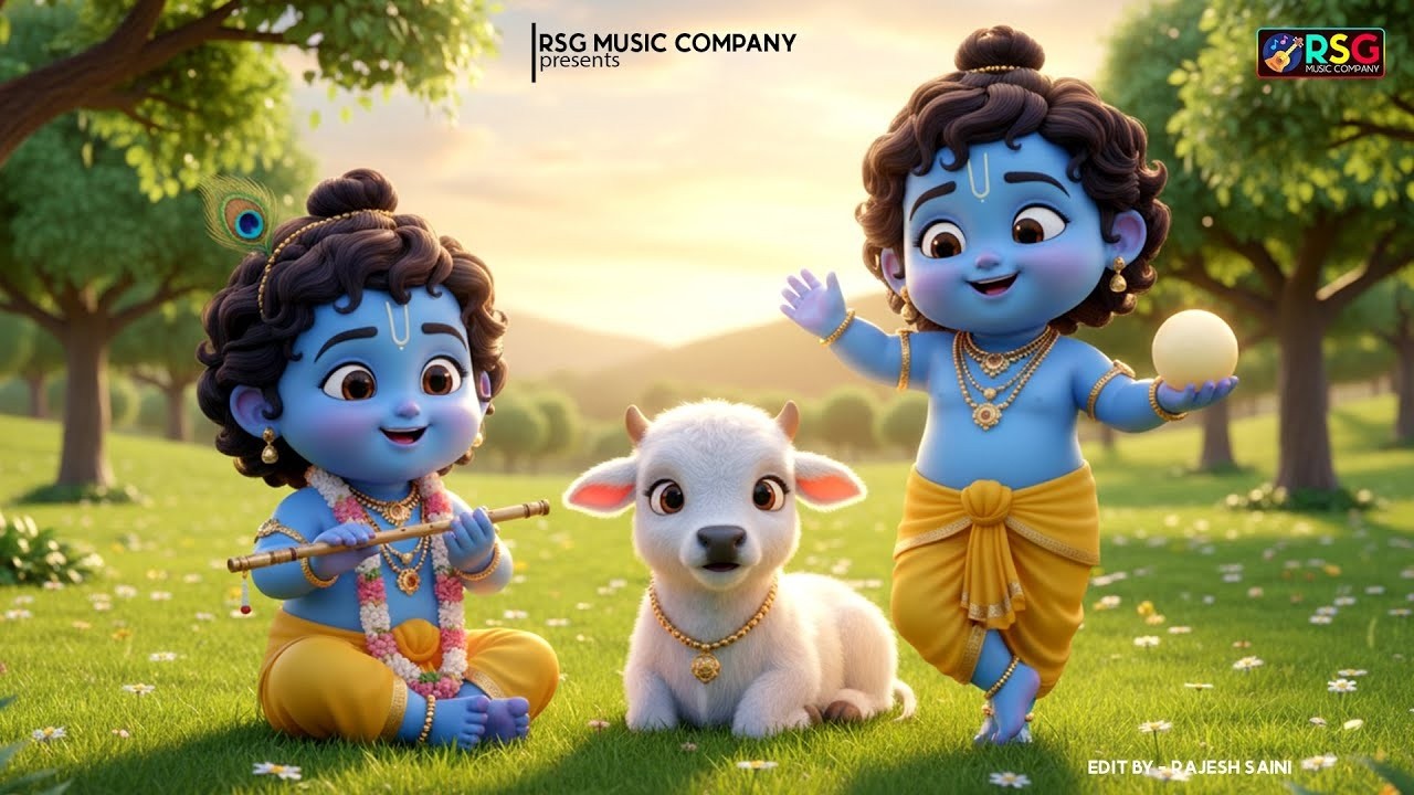 छोटी छोटी गैया छोटे छोटे ग्वाल। Choti Choti Gaiya Chote Chote Gwal। #kanha #krishna #krishnabhajan