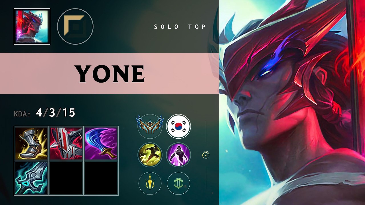 Yone Top vs Sion - KR Challenger Patch 26.13