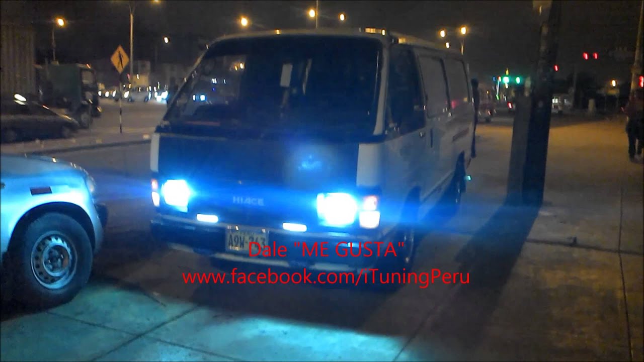 iTuningPeru: Toyota Hiace Luces Principales HID 8000k