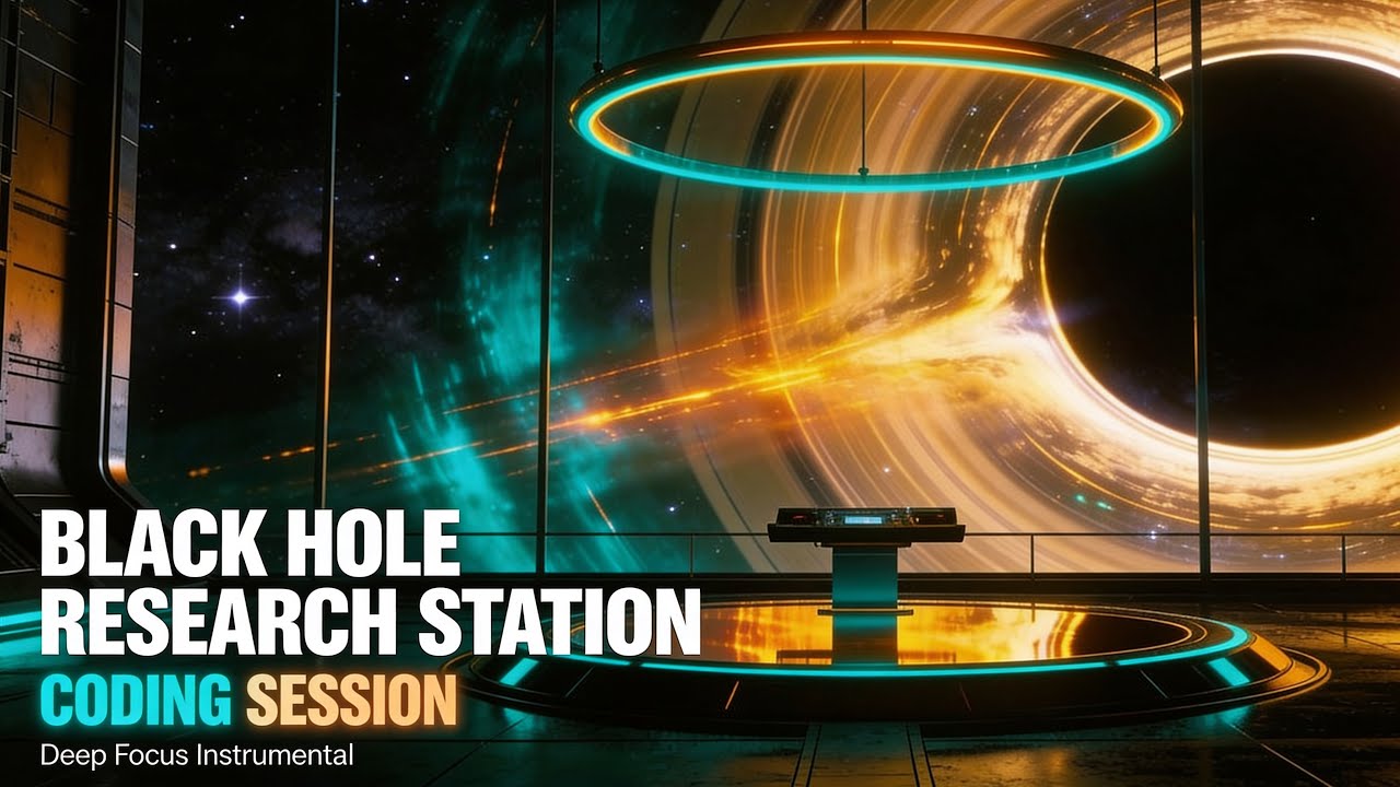 Black Hole Research Station Coding Session | Deep Focus Programming & Study Music