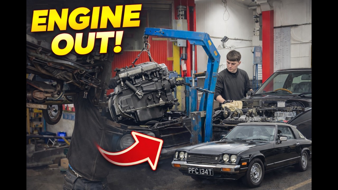 1978 Toyota Celica Engine Out Video: Classic Car Restoration