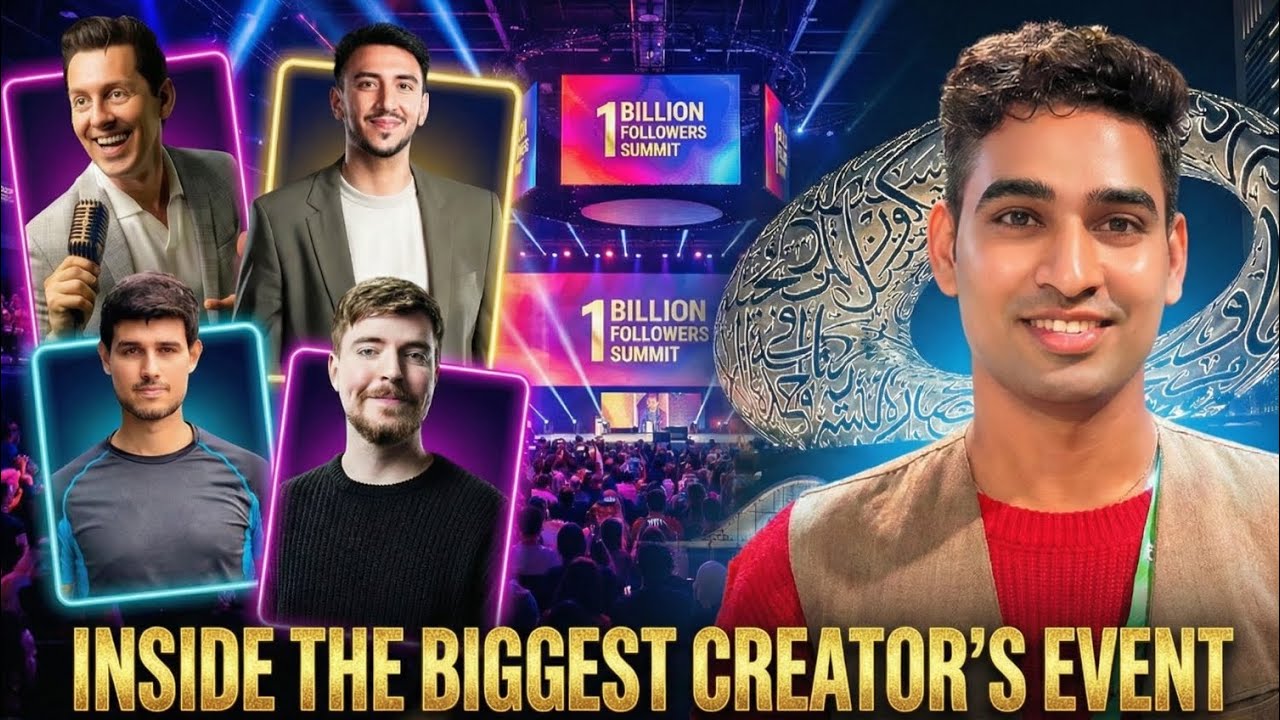 Inside the 1 Billion Followers Summit Dubai | A Creator’s Day #vlog 