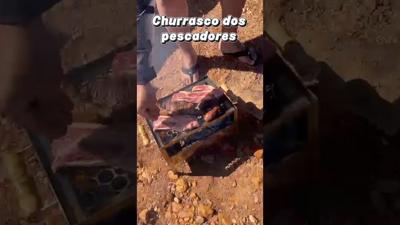 Churrasco dos pescadores em Las Vegas #canoa #resenha #turismo #lago #barranco