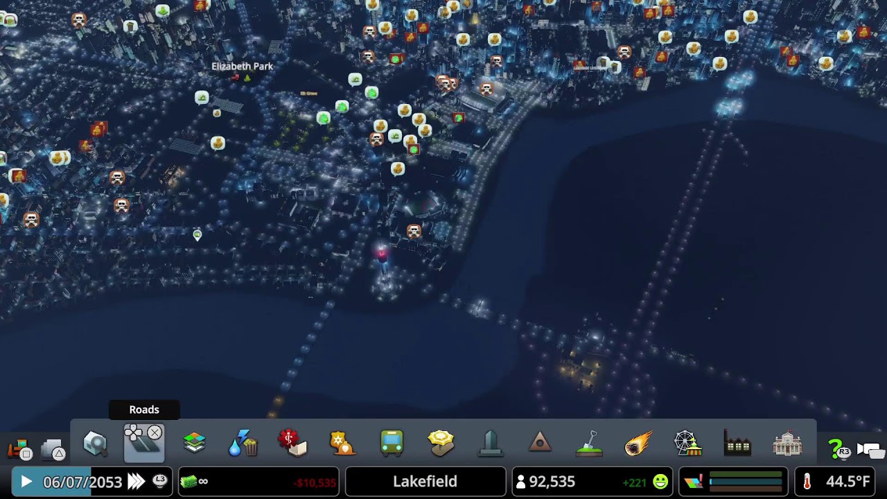 City Building in Cities Skylines