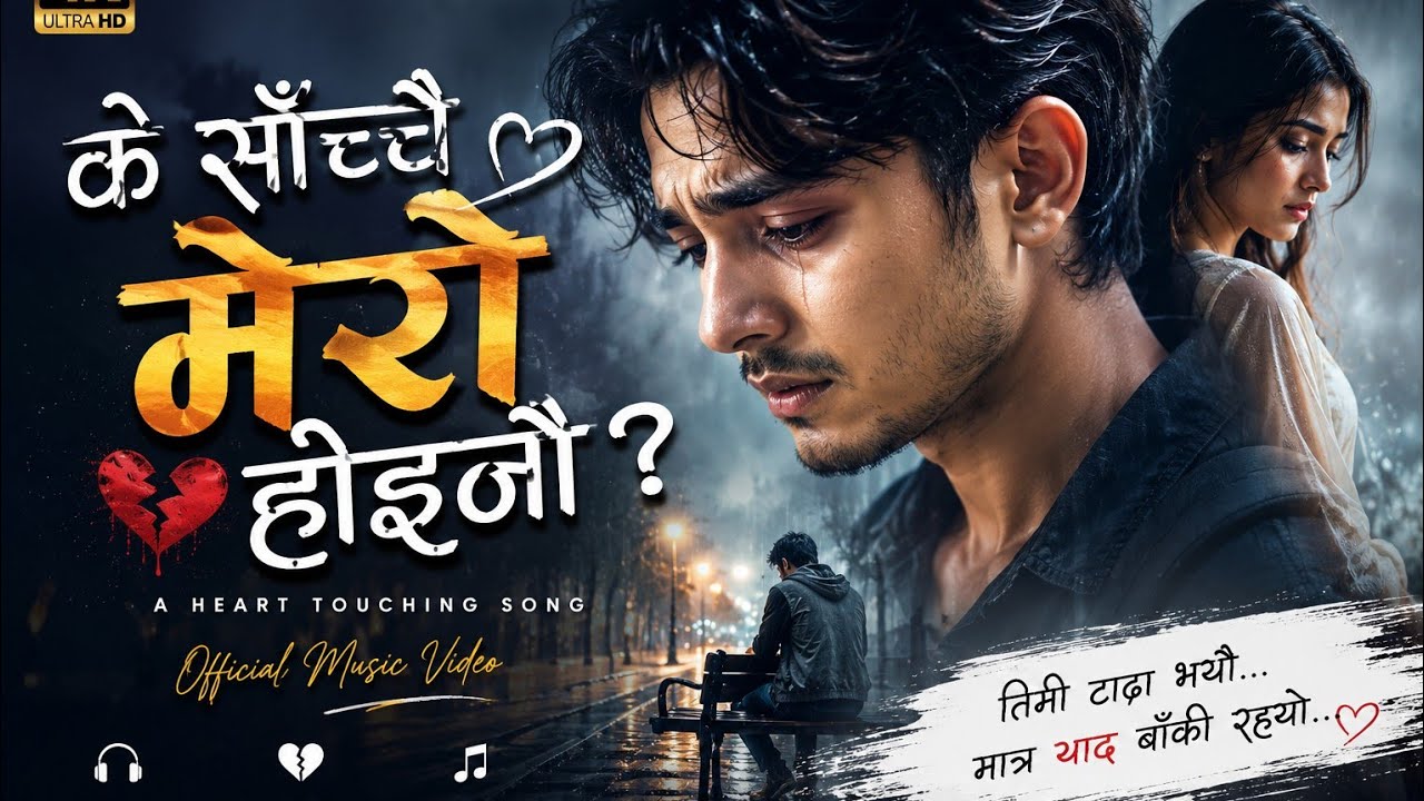 🎵 के साँचै मेरो होइनौ – Heart Touching Nepali Song | Official Lyrics Video
