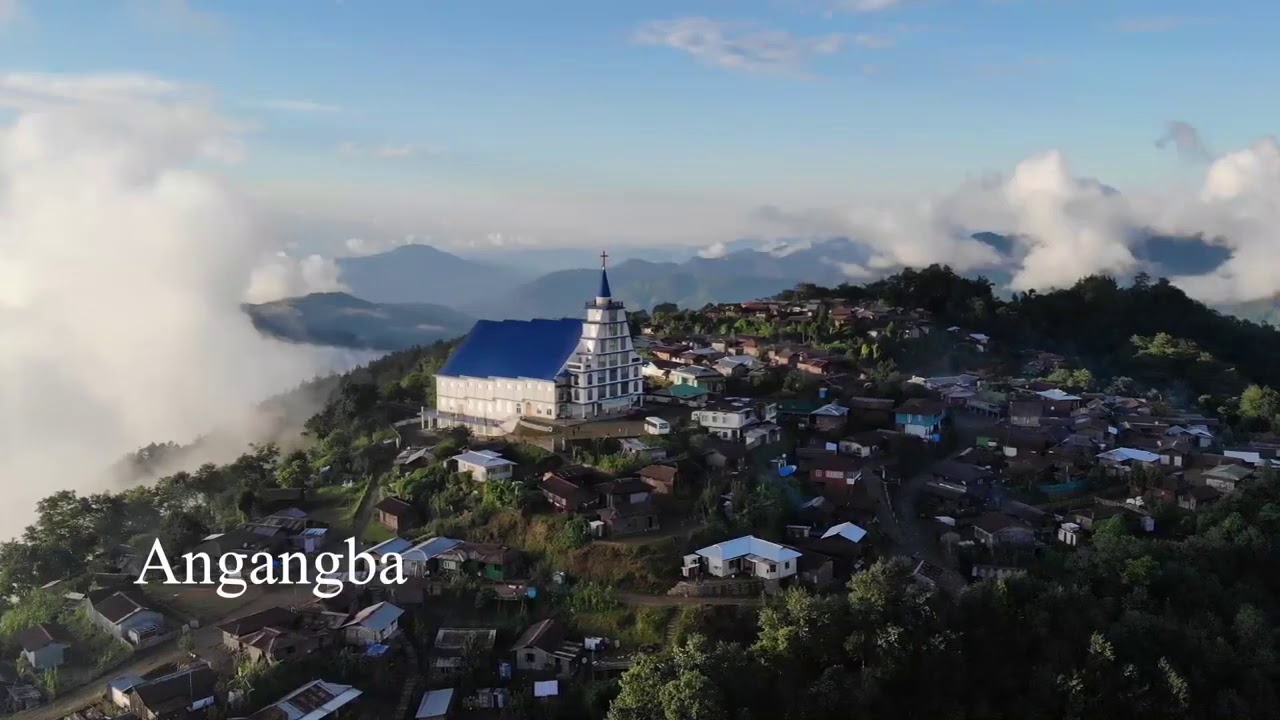 View of Angangba village  area