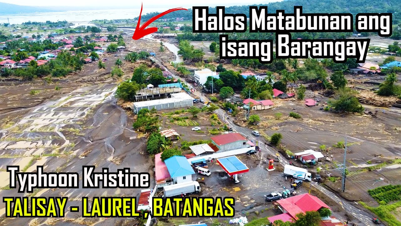 MARAMI NA ANG NAMATAY SA BAYAN TALISAY AT LAUERL SA BATANGAS HALOS MABURA SA MAPA ANG ILANG BARANGAY