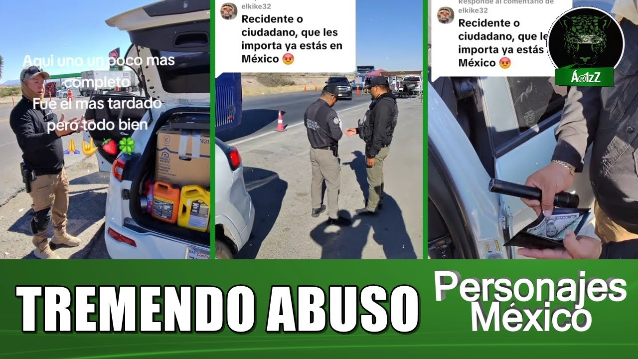 Retenes de FGR abusan de los paisanos que regresan a M&eacute;xico