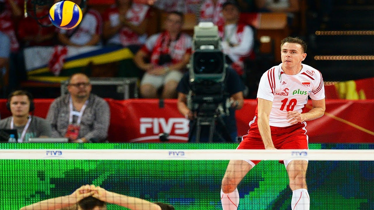 Top 10 best volleyball aces - Mariusz Wlazły