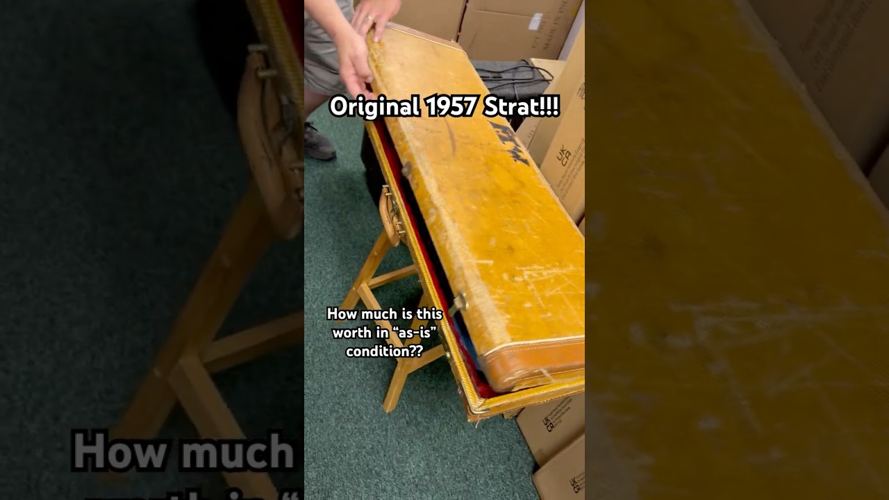 Help! How much is this 1957 Fender Stratocaster Guitar worth in current &ldquo;as-is&rdquo; condition?!?!