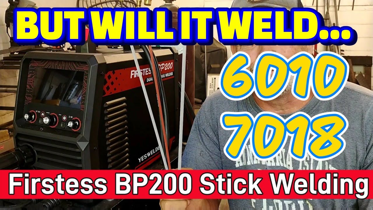 YesWelder BP200 Stick Welding Test | Will it hand 6010 & 7018?