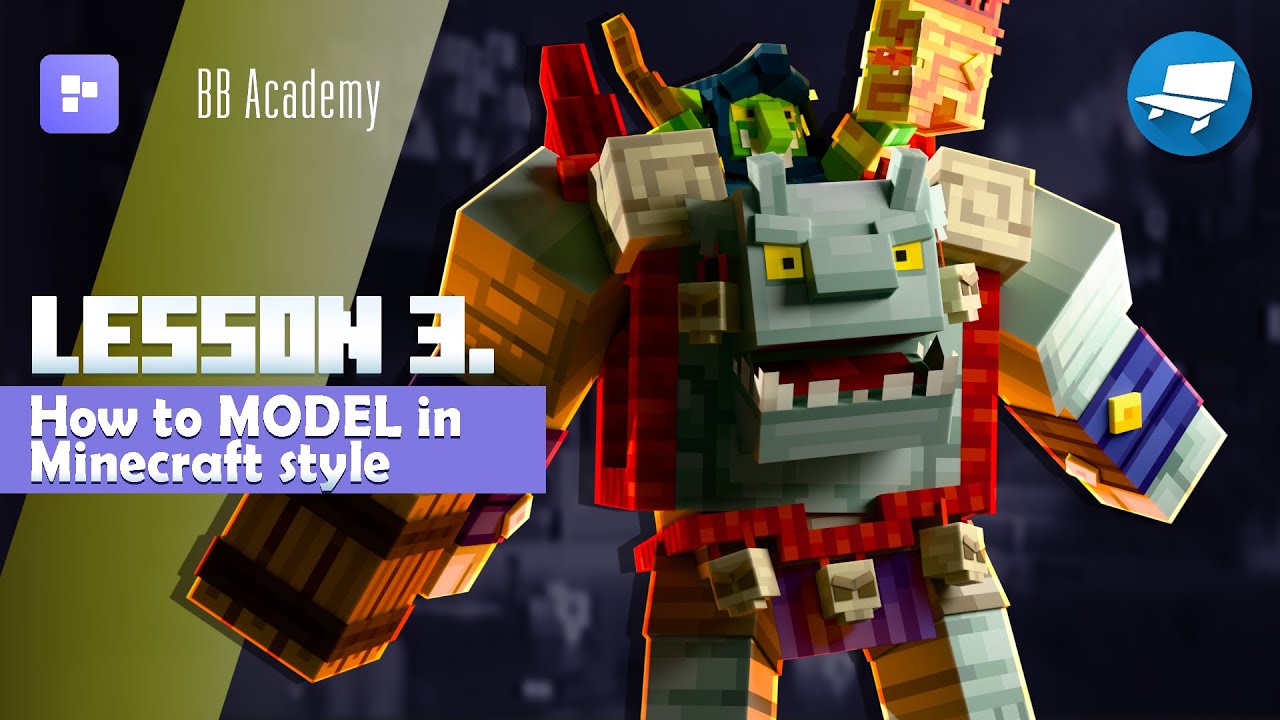 Minecraft Style BASICS in Blockbench | Blockbench Course