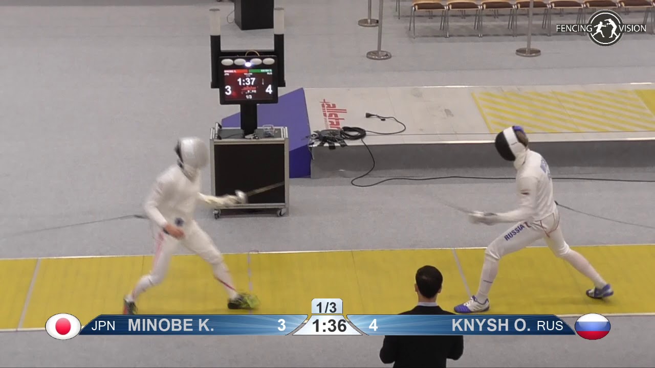 2020 108 T64 16 M E Individual Heidenheim GER WC YELLOW KNYSH Oleg  RUS  vs MINOBE Kazuyasu JPN