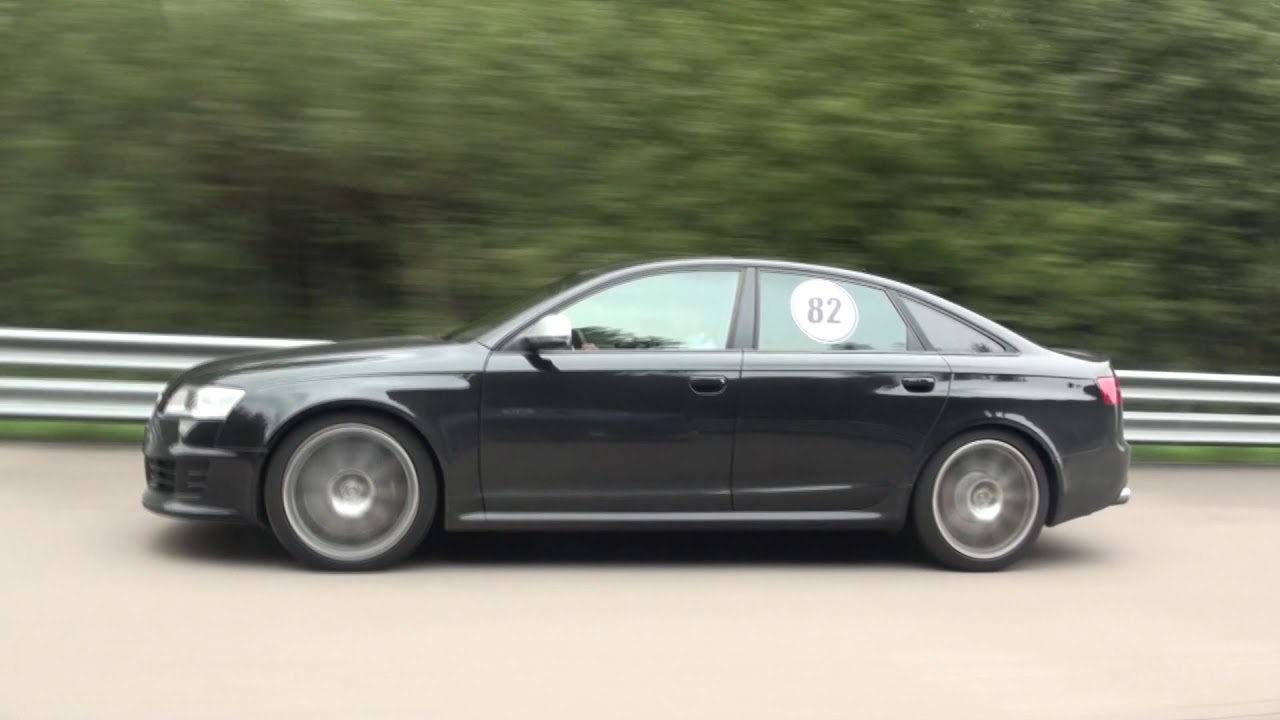 Россия: 700+ HP Evotech Audi RS6 Sedan C6 против 742 HP MTM Audi RS6 Sedan. Густав пассажир.