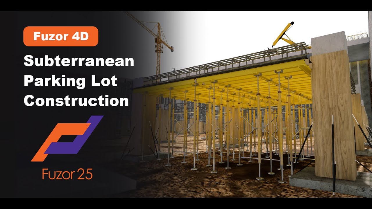 Subterranean Parking Lot Construction Sequence