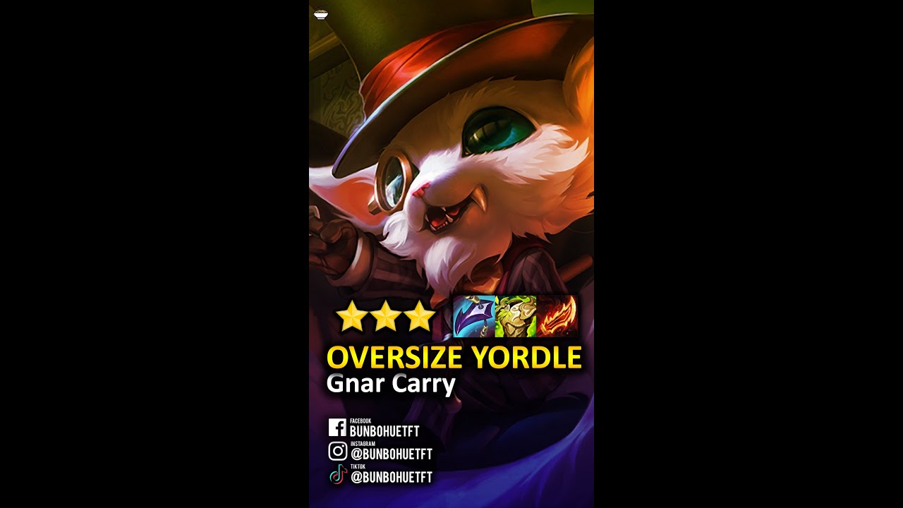 TFT Oversize Yordle Gnar Carry 6 Yordle Team Comp! TFT 6.5 Gnar | TFT PBE Set 6.5