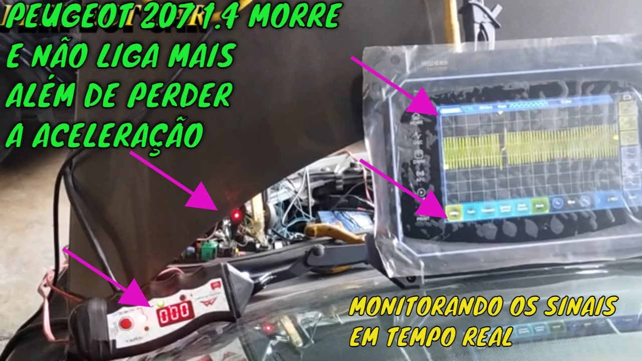 PEUGEOT 207 1.4 8V DEFEITO CABULOSO MORRE DO NADA E NÃO LIGA MAIS . DIAGNOSTICO PASSO A PASSO