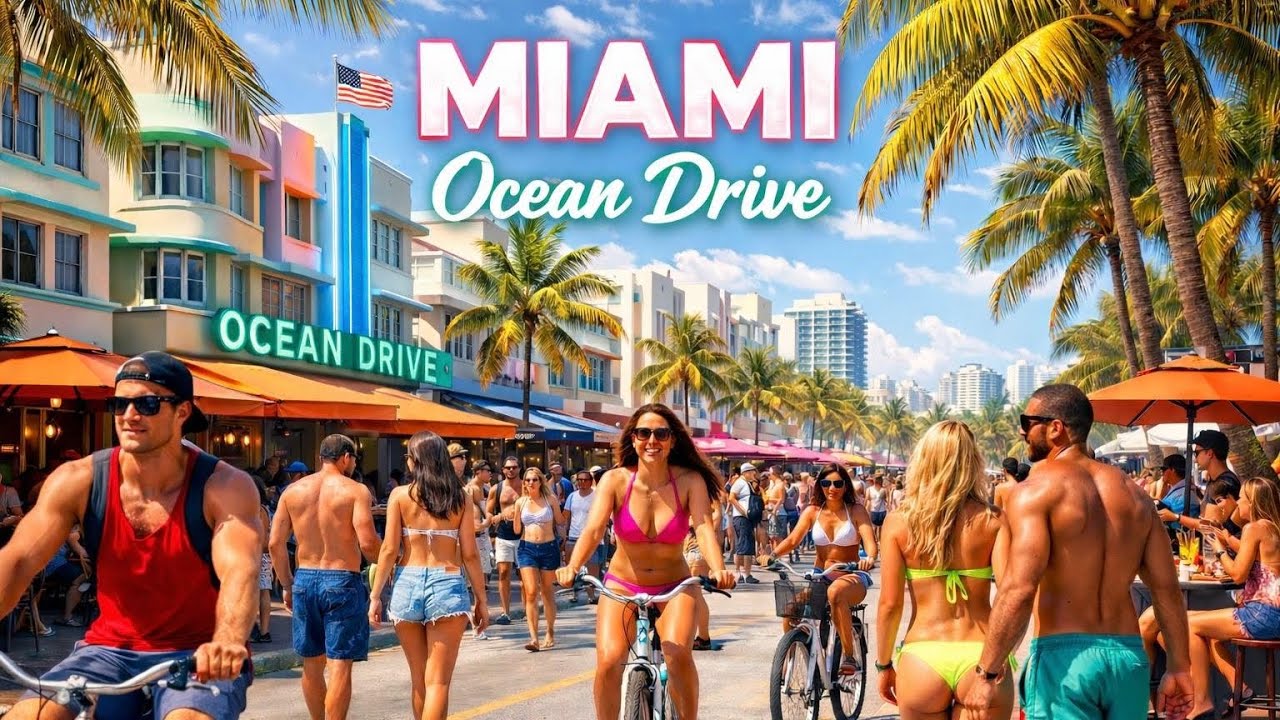 MIAMI 🇺🇸 | Beach Vibes & Ocean Drive [FULL TOUR 4K]