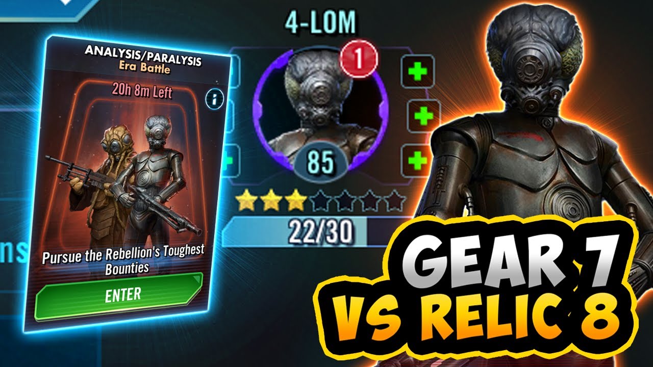 Analysis Paralysis Paralysis - Tiers 1-3 Low Gear & High Relic