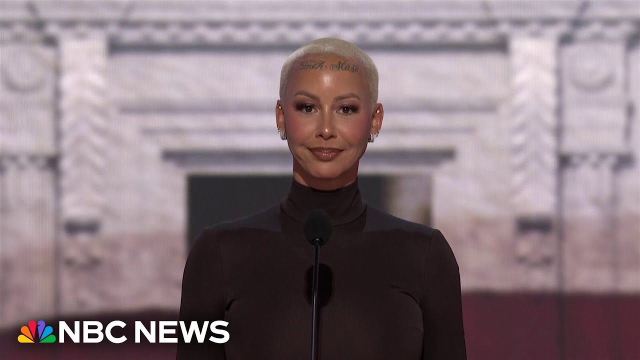 Model Amber Rose touts Trump and supporters as &lsquo;all love&rsquo;