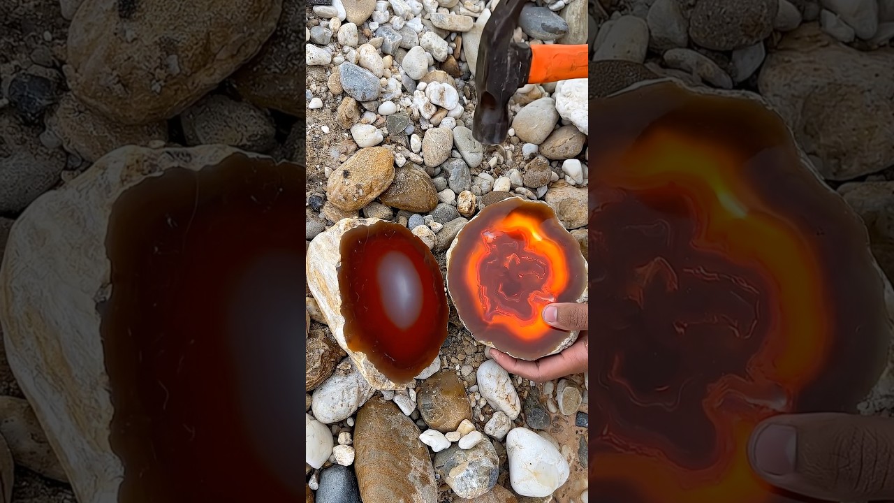 Wow Look closer at the inside. 🫣#AIVisual#StoneDiscovery#VisualExperience