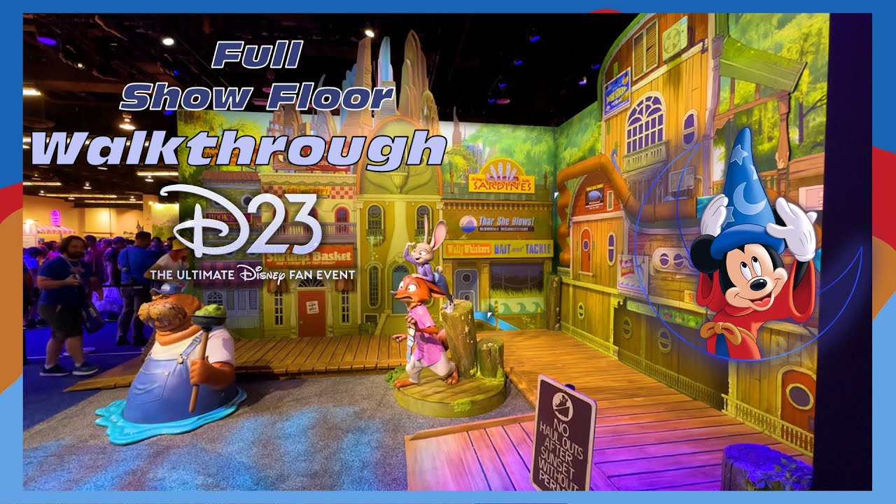 D23 Ultimate Fan Event Show Floor Walkthrough | Anaheim CA 2024