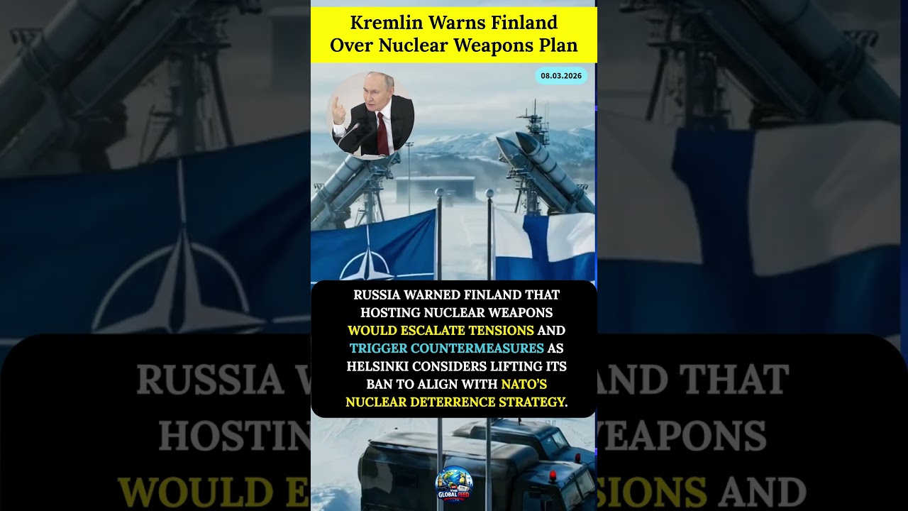 Kremlin Warns Finland Hosting Nuclear Weapons Would Escalate Tensions With Russia