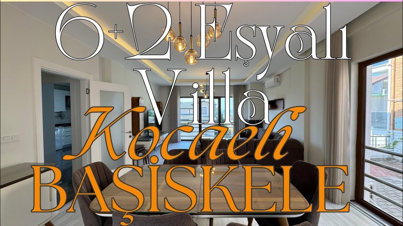 BAŞİSKELE'DE DENİZ MANZARALI FIRSAT VİLLA