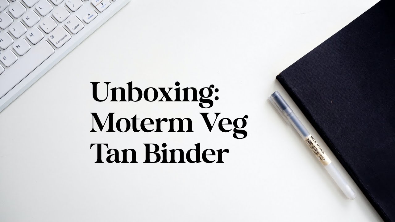 Unboxing: Moterm Veg Tan Espresso | Personal Planner