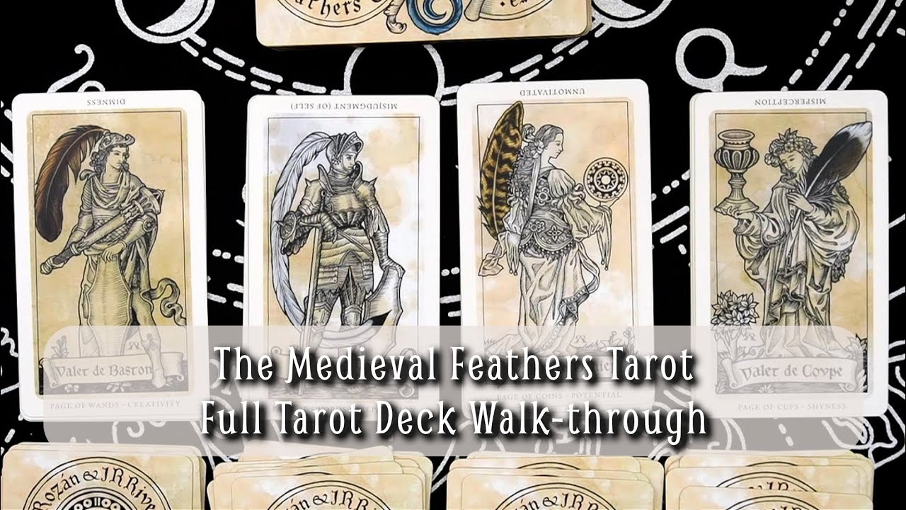 The Medieval Feathers Tarot Deck Review & Flip Through