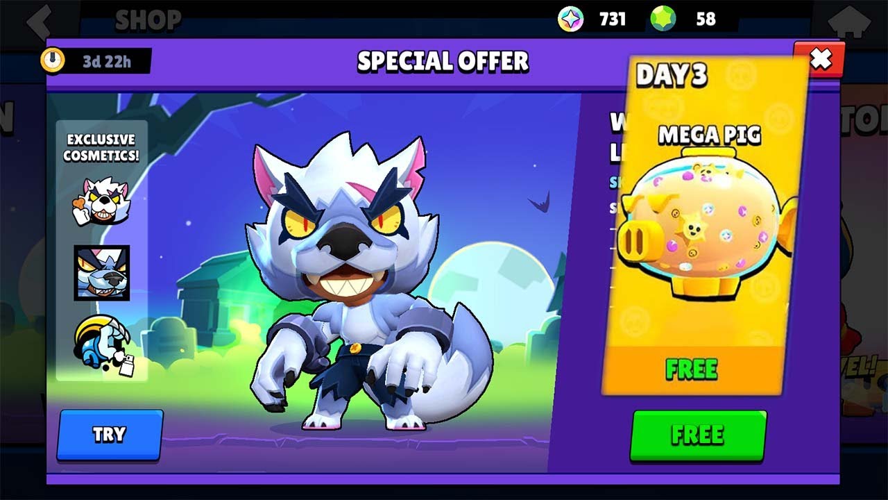 WHITE WOLF LEON 🔥LEGENDARY NEW STARR DROPS CURSED SKINS😱🔥 BRAWL STARS NEW BOX OPENING🎁🎁