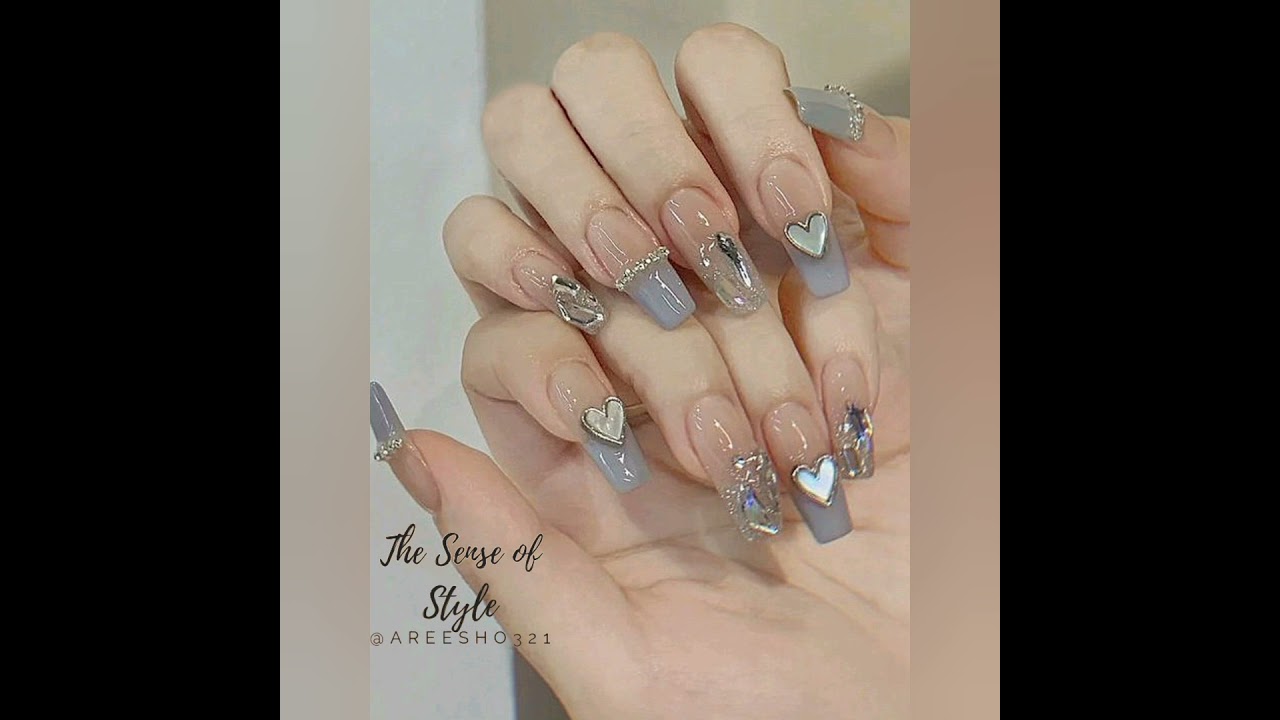 fancy nails #elegant Nail art #shorts #youtubeshorts
