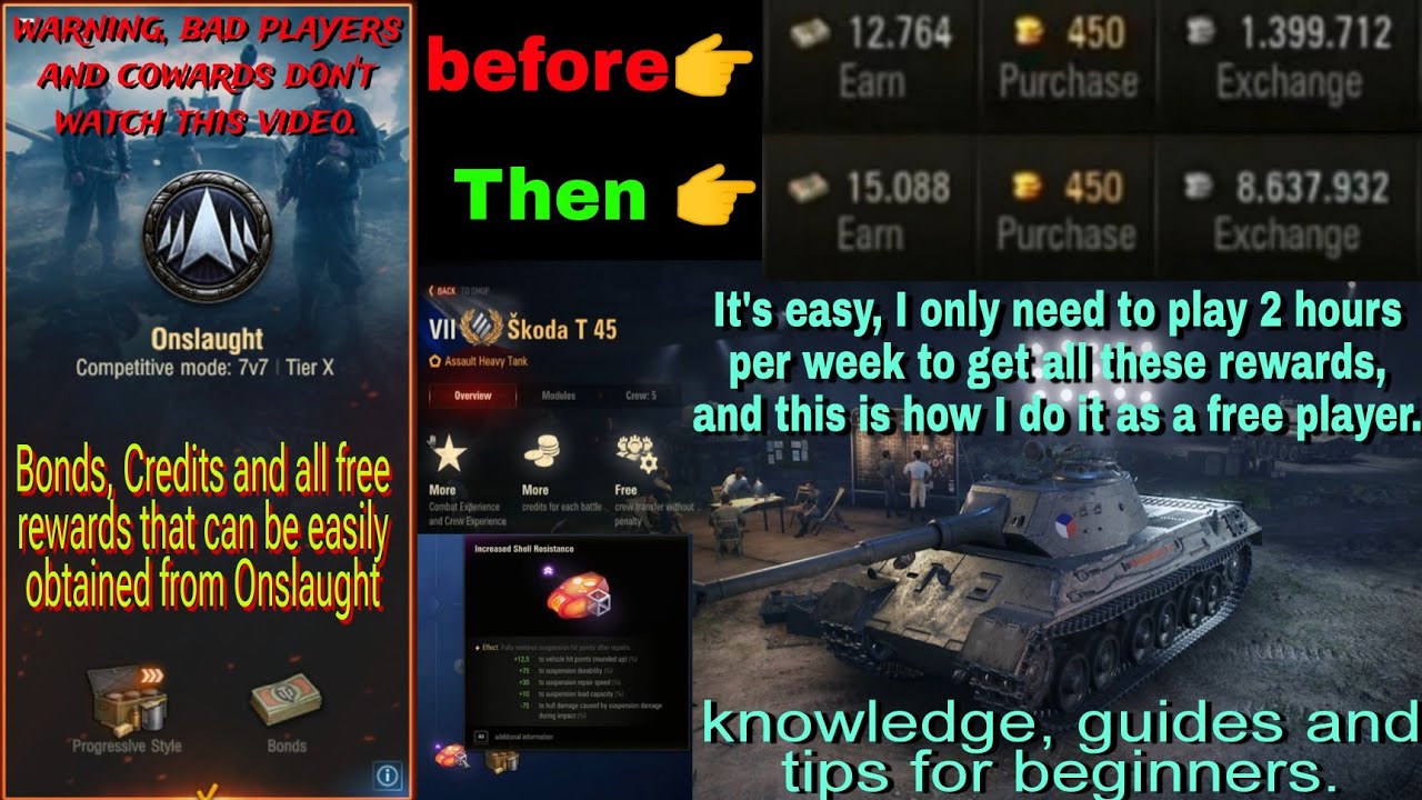 ONSLAUGHT, knowledge and tips on how to play. guide for beginners. #worldoftanks #wot