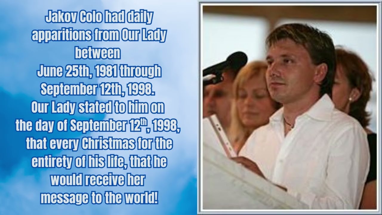 Medjugorje Message | Visionary Jakov Colo | Dec. 25, 2025