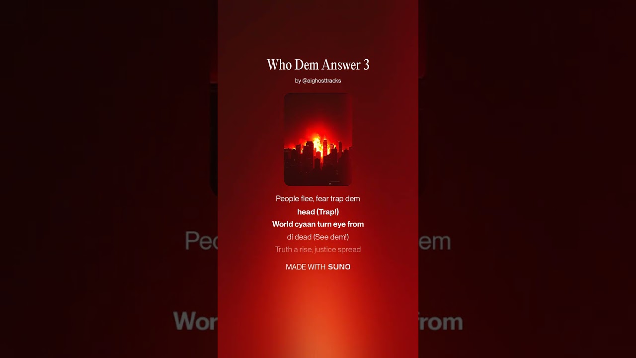 Who Dem Answer 3b (Capleton Inspired)  #reggae #dancehall #music #newmusic #aighosttracks