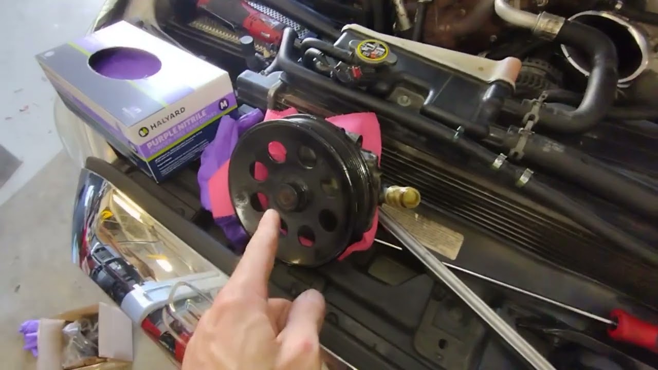 2015 Ford F450 6.7 Powerstroke Power Steering Pump Failure/Replacement