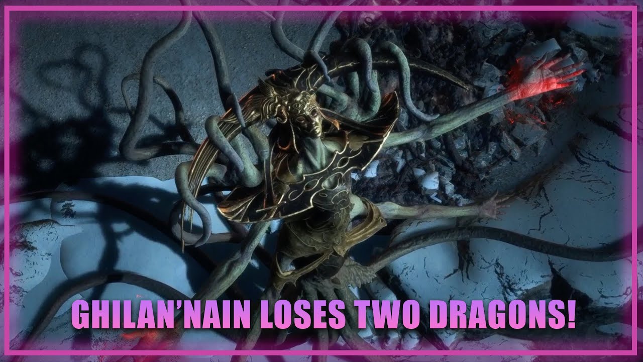 EPIC SCENE! Rook defeats two of Ghilan'nain 's DRAGONS! (Antiva Version) - Dragon Age The Veilguard