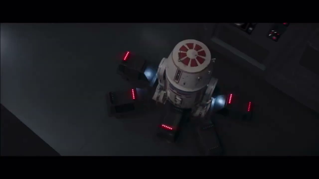 R5 D4 is attacked by mouse droids