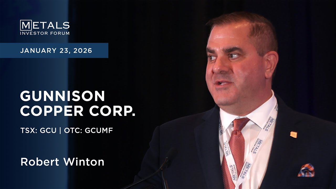 Robert Winton of Gunnison Copper Corp. presents at Metals Investor Forum in Vancouver | January 2026
