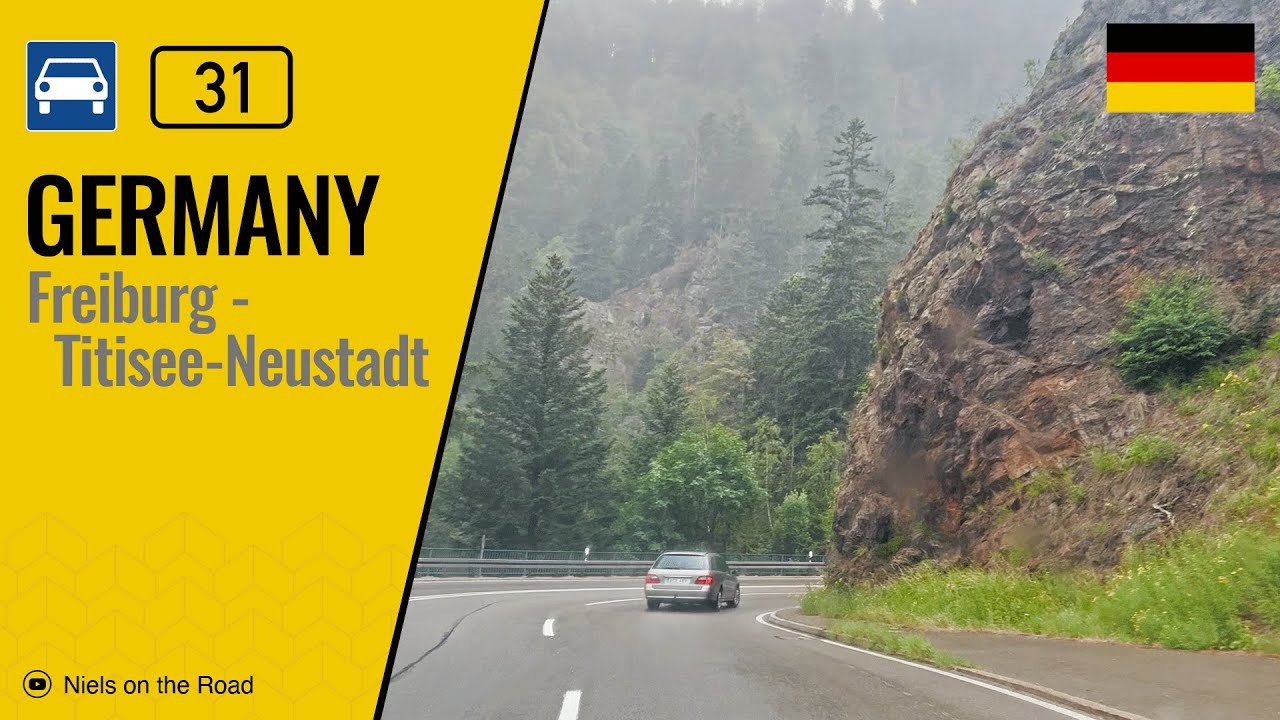 Driving in Germany: Bundesstraße B31 & B31a from Freiburg im Breisgau to Titisee-Neustadt
