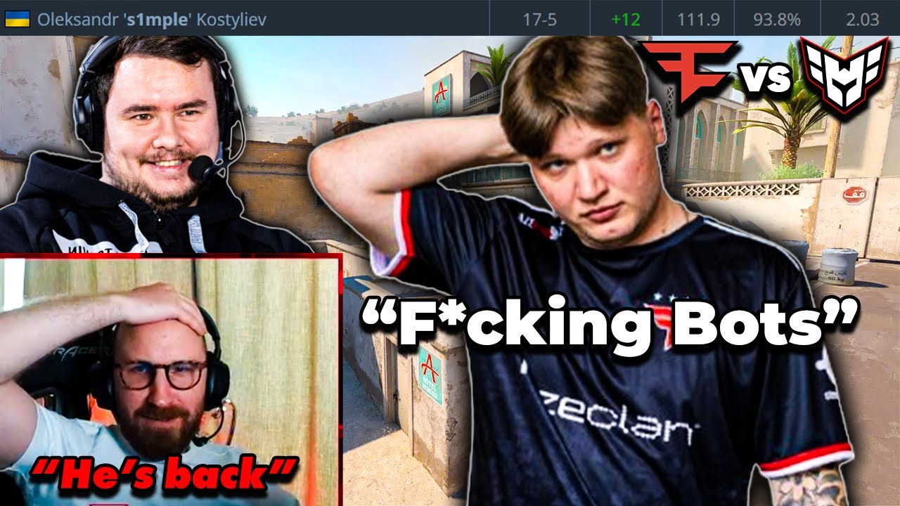 Olofmeister and Guardian React to s1mple CS2 Major Debut