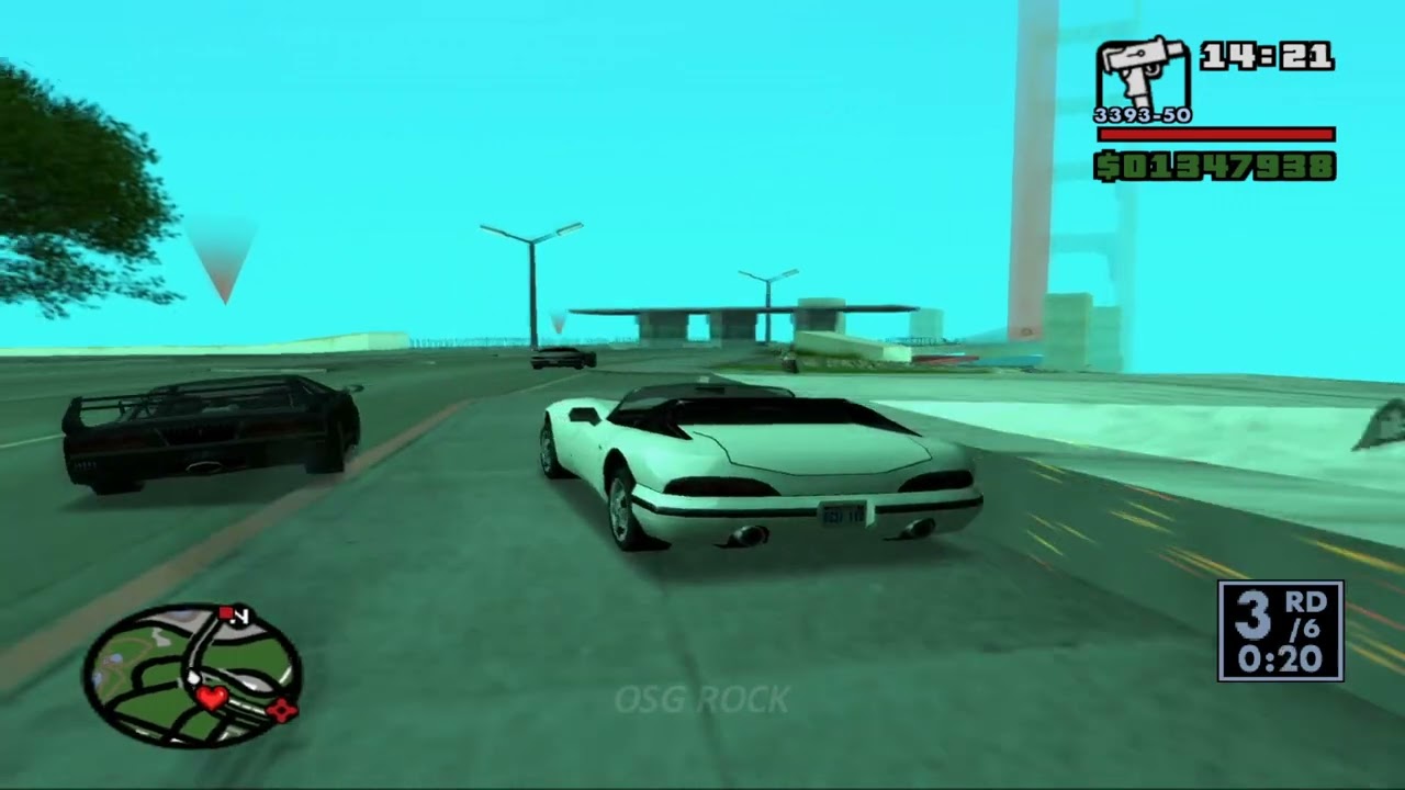 Grand Theft Auto San Andreas v1 03 PS2 Walkthrough Part 62: Race Tournament 3