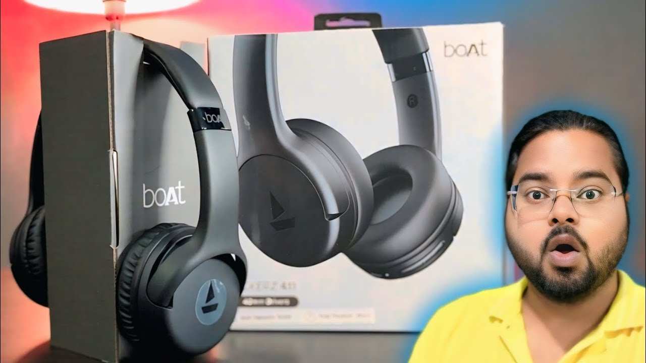 Boat Rockerz 411 bluetooth headphone unboxing and review deep bass 40hr battery