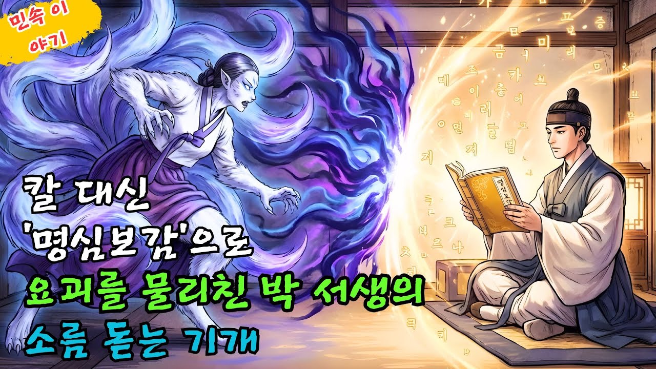 깊은 산속 외딴집에서 하룻밤을 묵게 된 나그네가 소복을 입은 여인의 몸에서 뿜어져 나오는 기괴한 향기를 맡고 깨달은 충격적인 정체 | 한국 야담 전설 민화