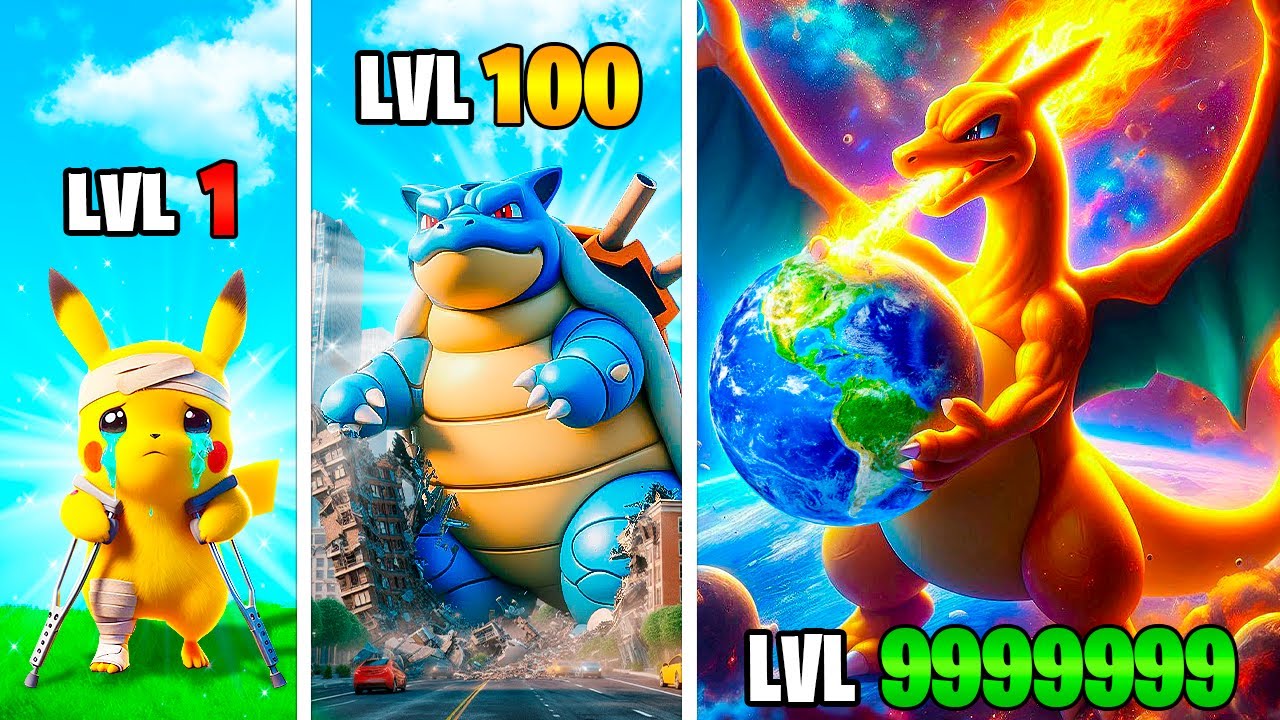 Level 1 to 1000 POKEMON in GTA 5