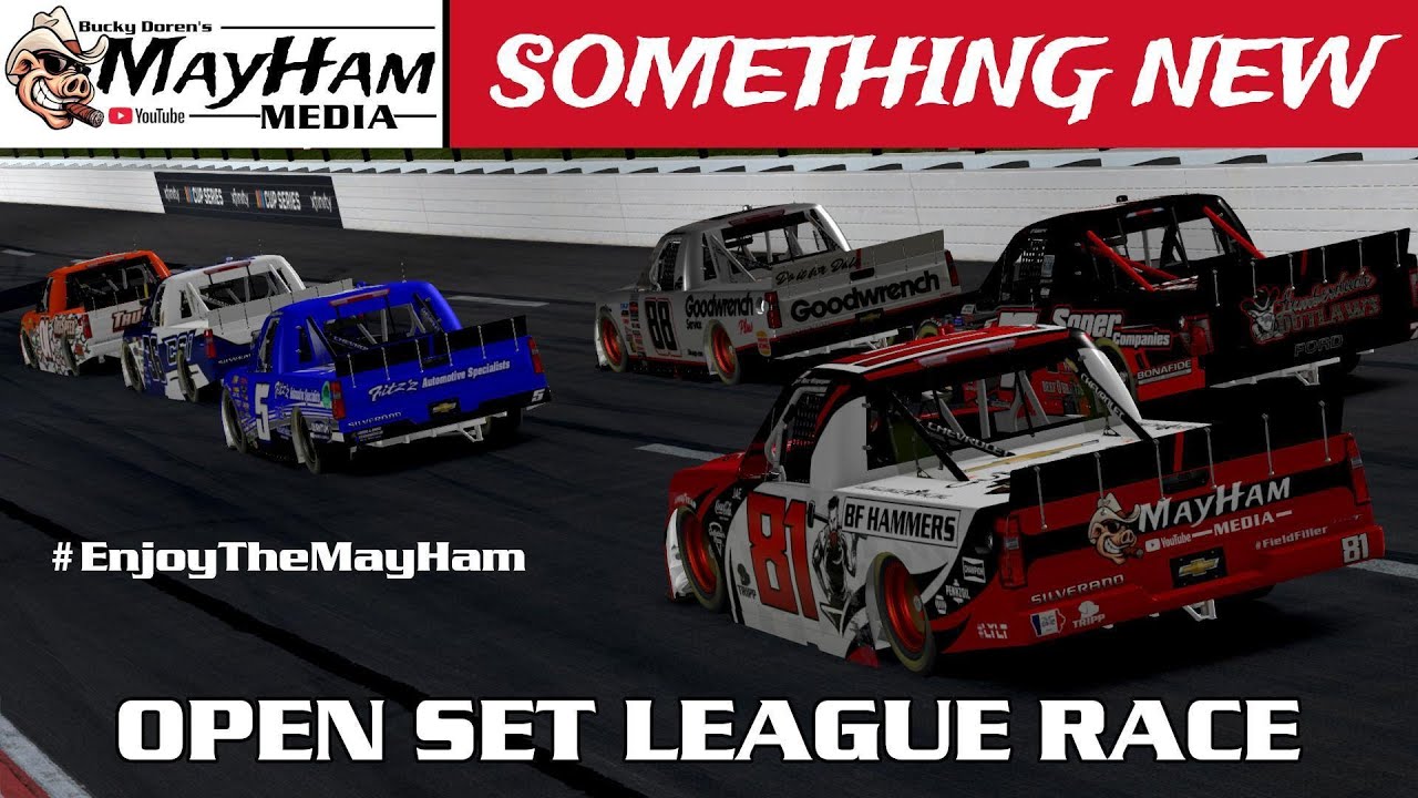Something New, iRacing NASCAR Truck, sim racing game DSRL League Atlanta Echo Park Speedway